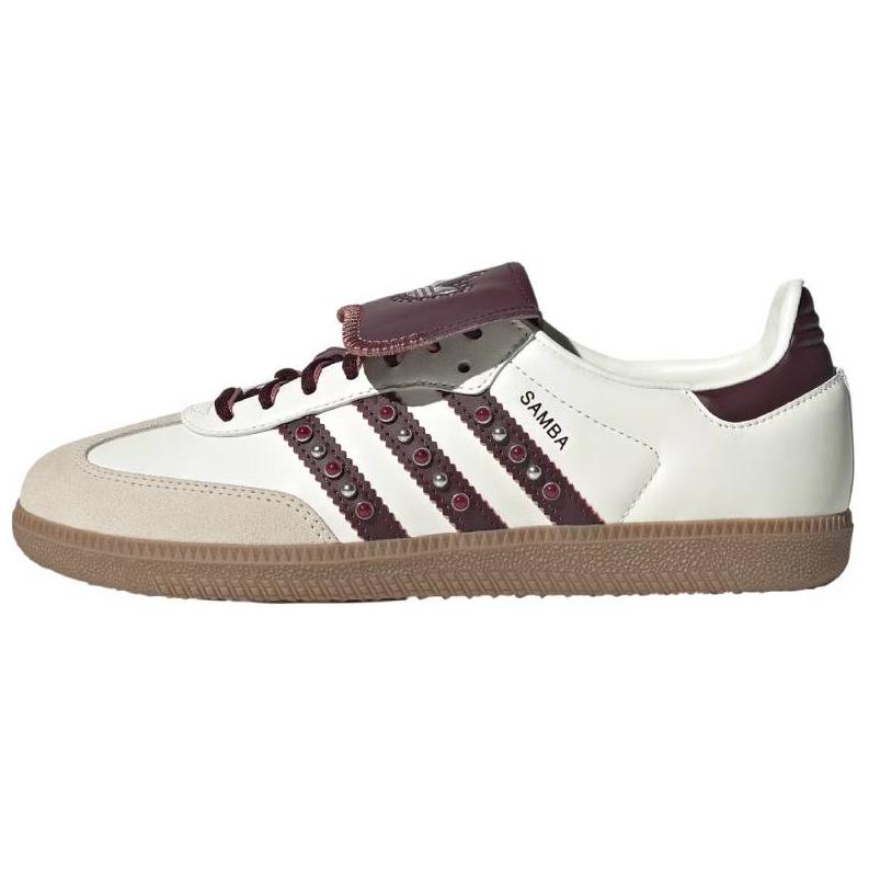 Adidas Originals Samba Lt Bequeme Vielseitige Low-Top Skate Schuhe Damen Sneaker Hanf Off-White Weiß JQ9714 36