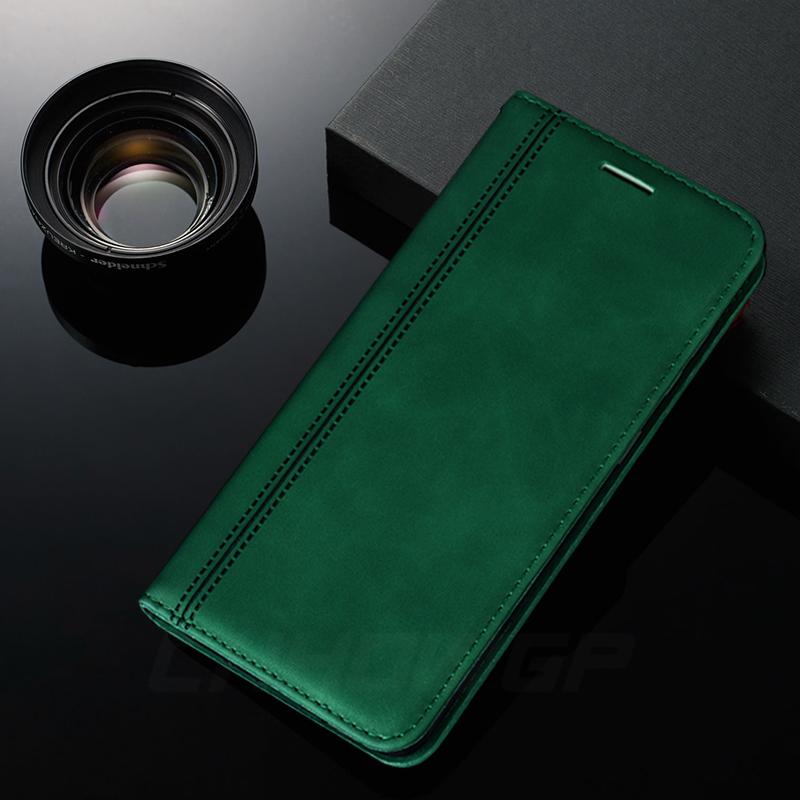 PU Leder Magnet Flip Case für Samsung Galaxy A21S A51 A71 A01 Core A11 A31 A41 A70 A50 A30 A40 A20 A10 S M21 M31 M51 S20 FE Ultra Plus Brieftasche Abdeckung Samsung Galaxy A50 grün