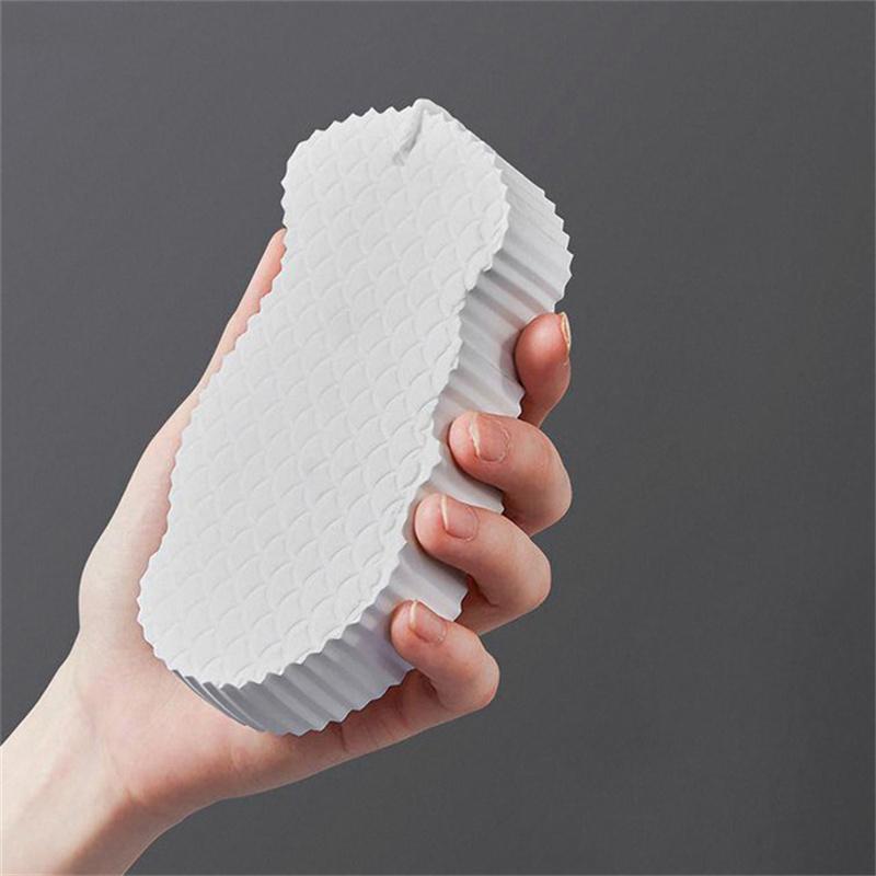 Magic Sponge Kinder Badeschwamm Körper Dead Skin Remover Peeling Massagegerät Reinigung Duschbürste Exfoliante weiß