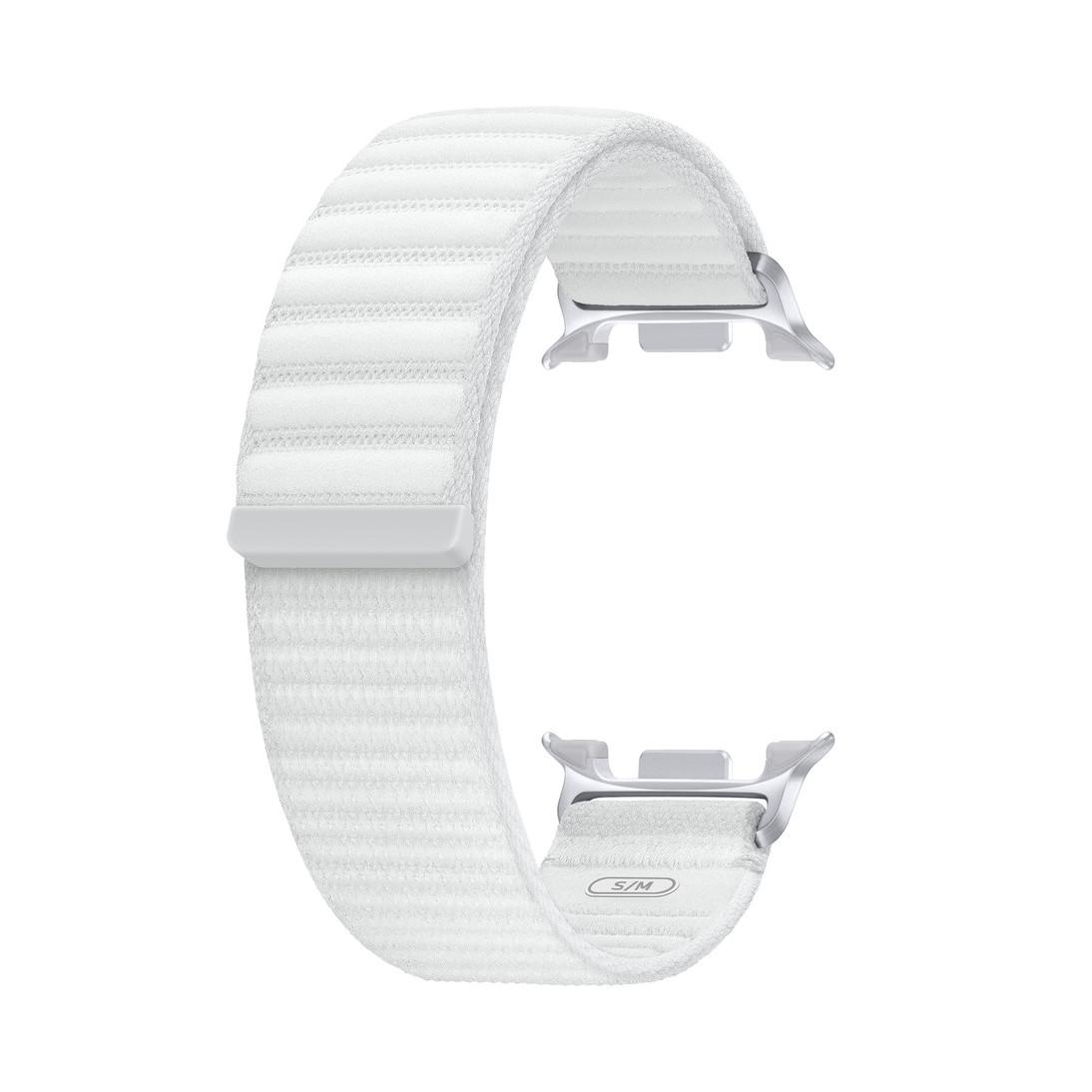 Original Samsung Galaxy Watch8 Galaxy Watch8 Classic Stoffarmband S/M M/L Samsung Smartwatch Armbänder S/M M/L S/M weiß