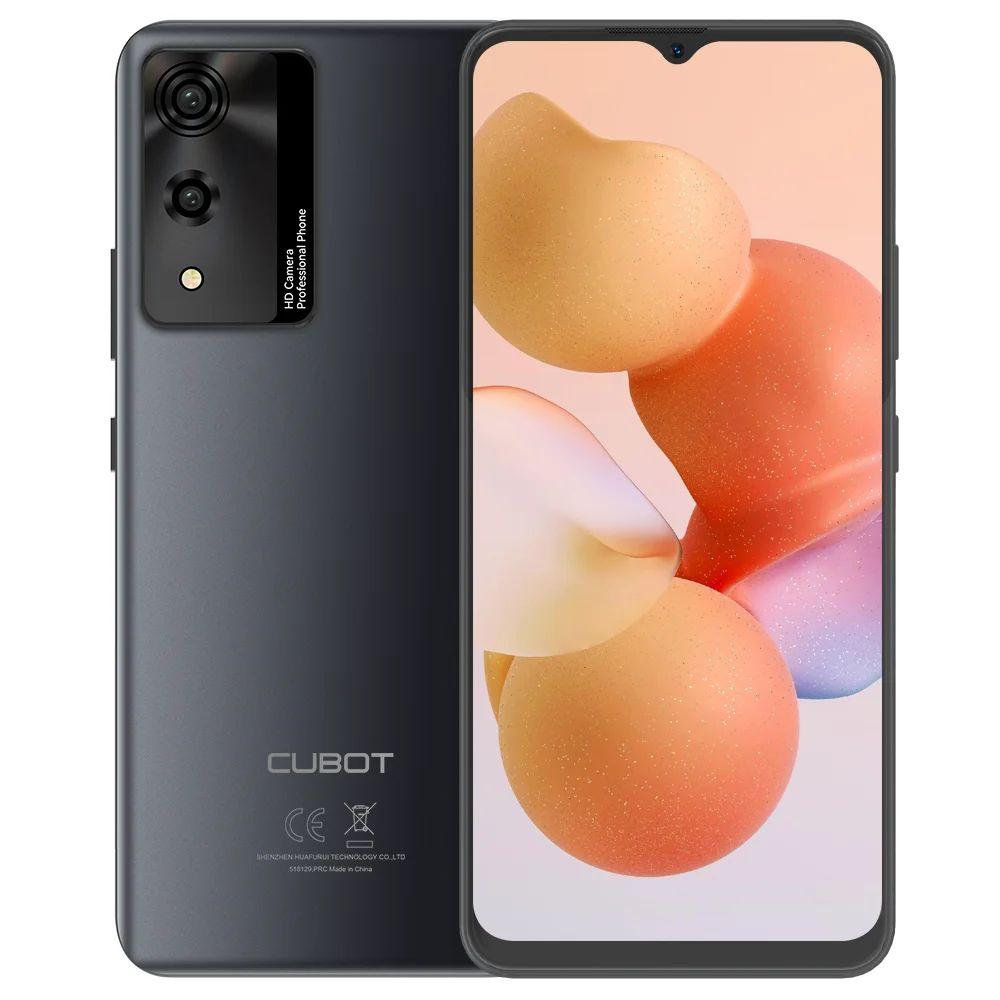 Cubot A10 Android-Smartphone, 4 GB RAM + 128 GB ROM, Unisoc T606 Octa-Core-Prozessor, 6,56 Zoll 90 Hz Bildschirm, 5100 mAh, 48 MP Kamera 4GB + 128GB schwarz