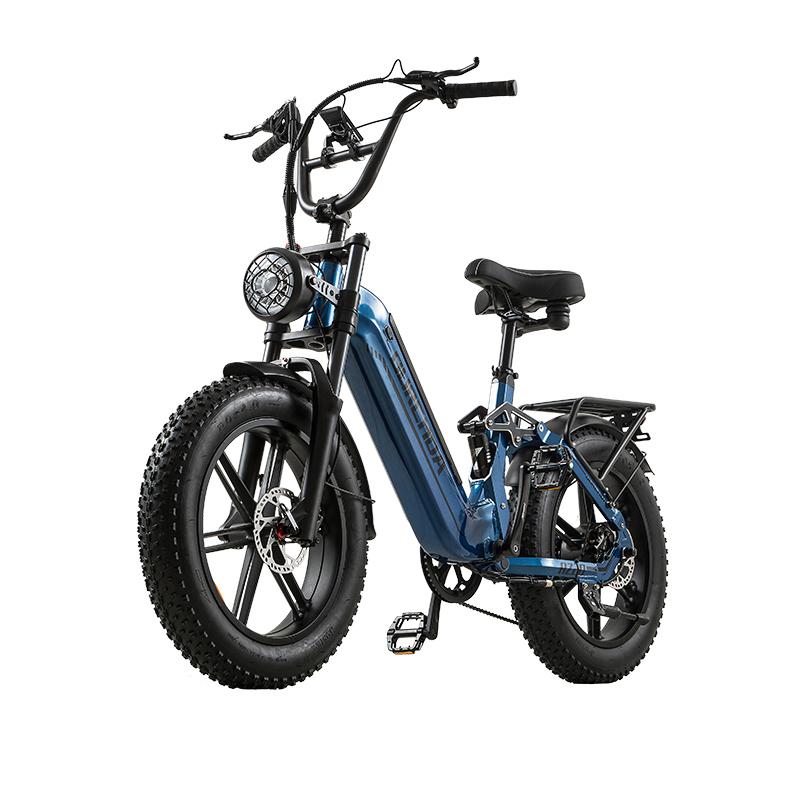 BURCHDA AZ20 1500W Elektrofahrrad für Erwachsene, abnehmbarer 48V 20Ah Akku, 20-Zoll 4,0-Zoll breite Reifen, All-Terrain-Fahrrad, Fatbike
