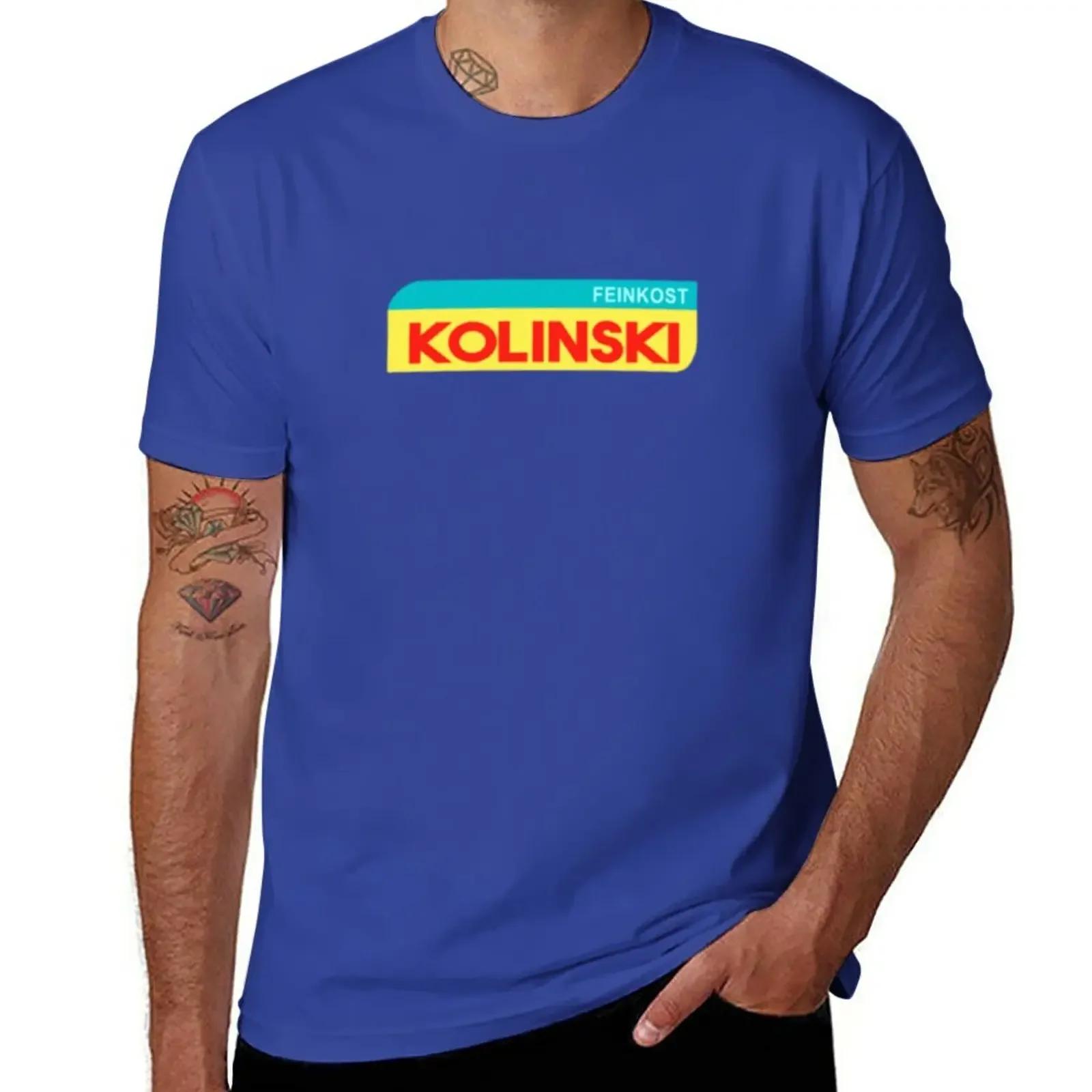 Feinkost Kolinski T-Shirt Grafiken süße Oberteile Herren T-Shirts S blau