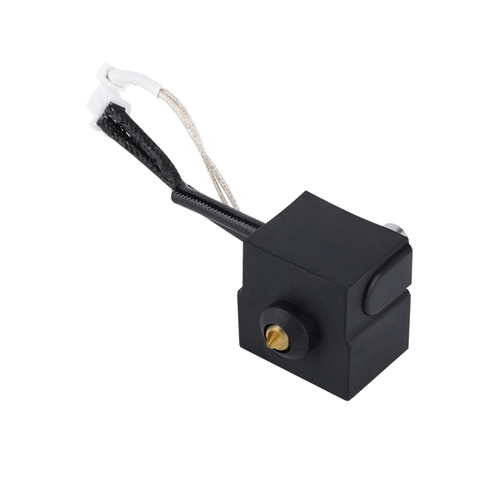 Creality Druckkopf-Kit für Ender-3V3 SE 3D-Drucker, 0,4 mm Messingdüse, Wärmeblock aus Aluminiumlegierung schwarz