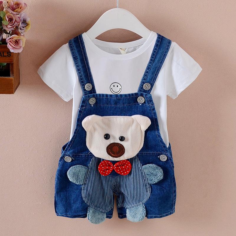 Kinderbekleidung Kinderhosen Baby Kinderoverall Jeans Baby Sommershorts 80