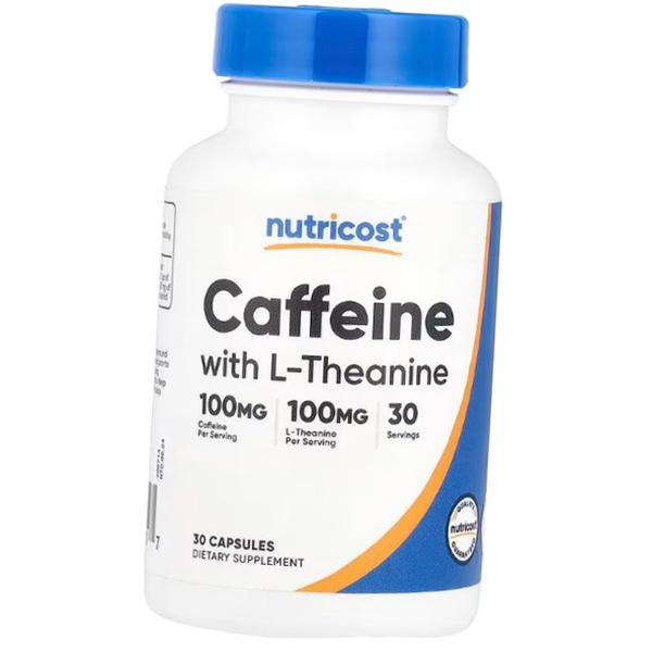 Koffein mit Theanin, Caffeine With L-Theanine, Nutricost (11647004) 30caps