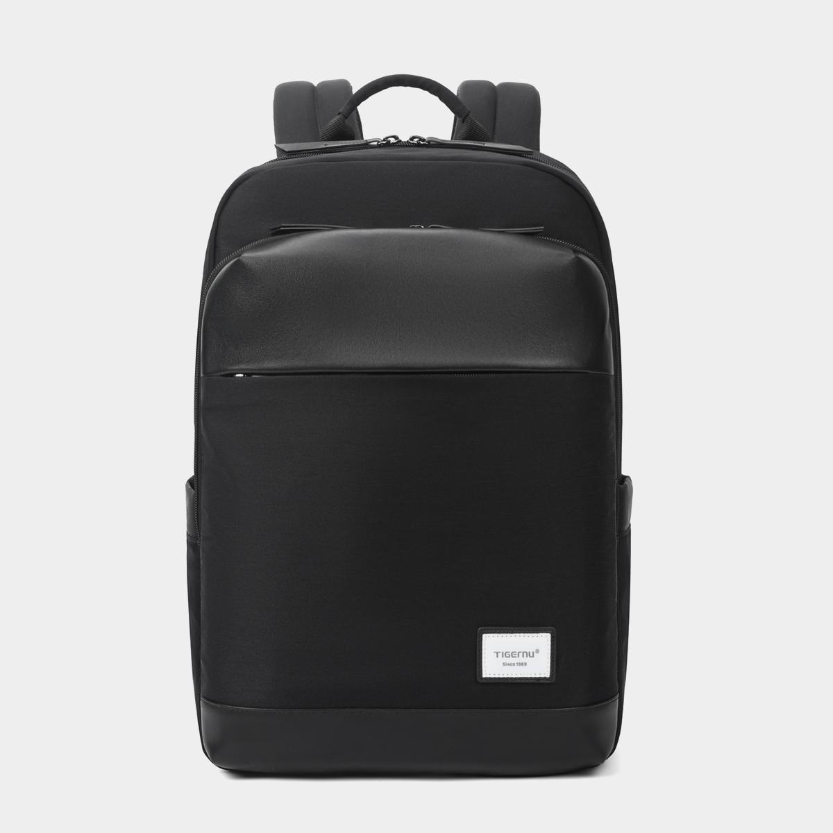 Tigernu Laptop-Rucksack für Damen, lässig, täglicher Rucksack, Diebstahlsicherung, College-Notebook-Rucksäcke, Business-Tasche, Mochila schwarz