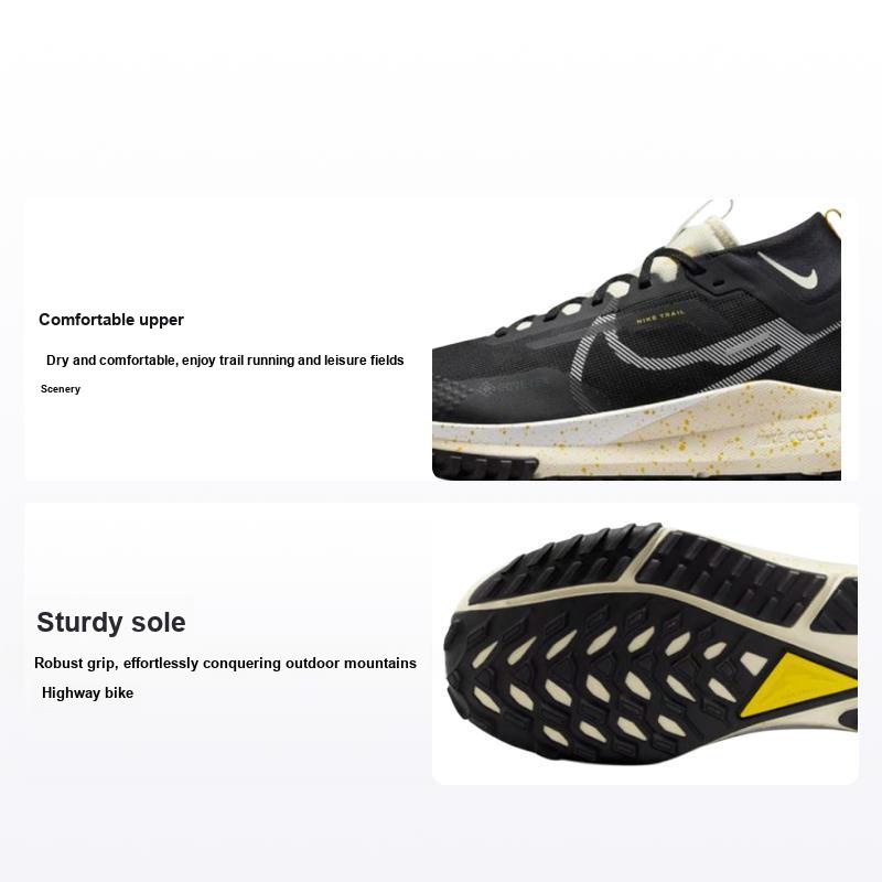 Nike React Pegasus Trail 4 GORE-TEX Black Vivid Sulphur Herren-Sneaker Coconut-Milk White DJ7926-005 42.5