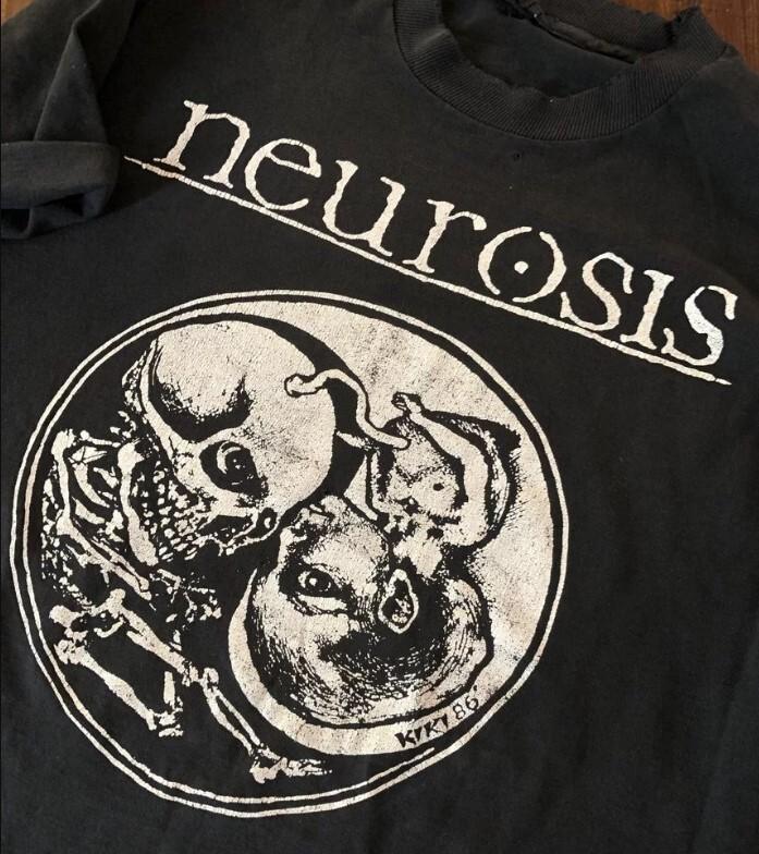 Neurosis T-Shirt, nachgedrucktes T-Shirt, schwere Baumwolle, Metal-Band-Shirt Unisex T-Shirt L