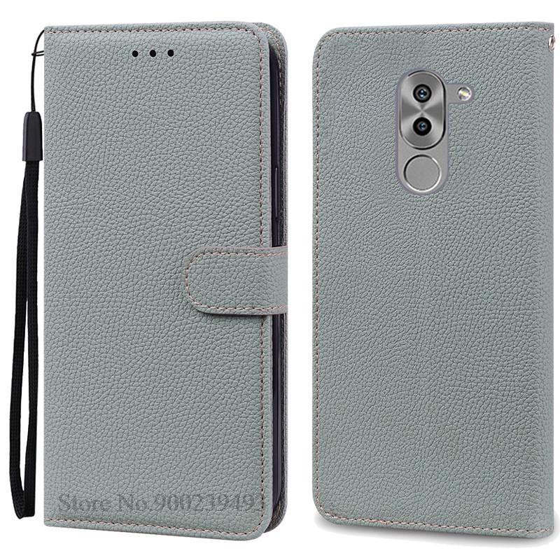 Honor6X Hülle Für Huawei Honor 6X Hülle Flip Leder Brieftasche Handyhülle Für Honor 6X Hülle Für Huawei Honor 6X Hülle Coque Fundas For Honor 6X (2016) graue