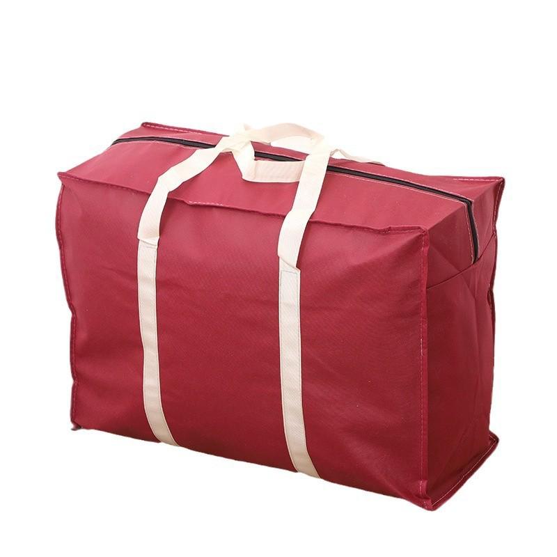 Staubdichte Aufbewahrungstaschen für Kleidung und Bettdecken mit großer Kapazität Medium (58*40*25cm) wein rot