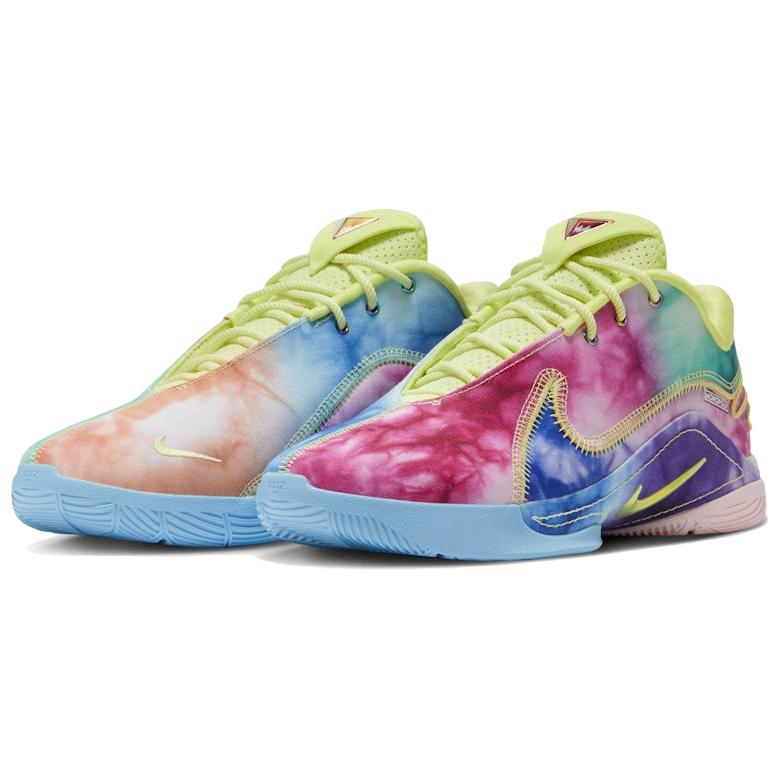 Monopoly x Nike LeBron 22 EP Batik Herren Sneaker Multicolor Mint-Schaum Kirschrot HV8621-300 42.5