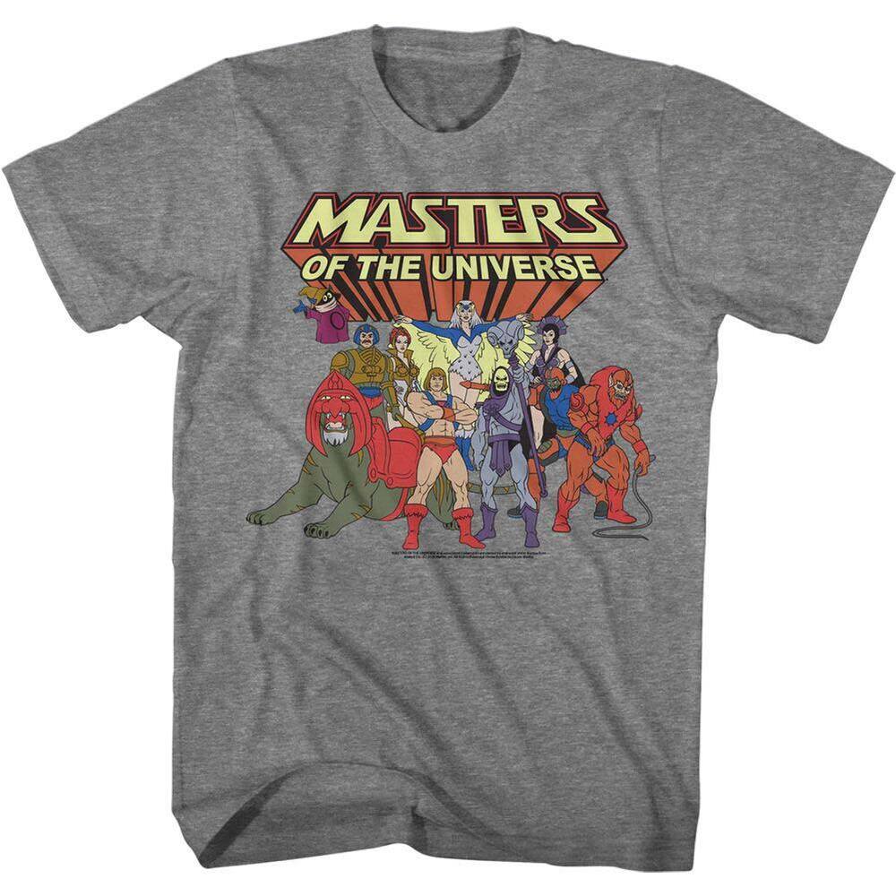 Masters Of The Universe Desatch Cast Graphite Unisex T-Shirt L
