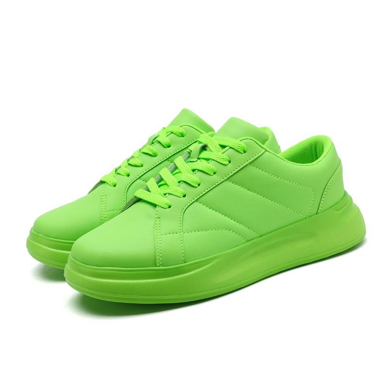 Mode Fujeak Sneaker Herren Atmungsaktive Laufschuhe Tennisschuhe Outdoor-Sneaker Herren Atmungsaktive Laufschuhe Tennisschuhe Luxusmarken-Schuhwerk 43 grün