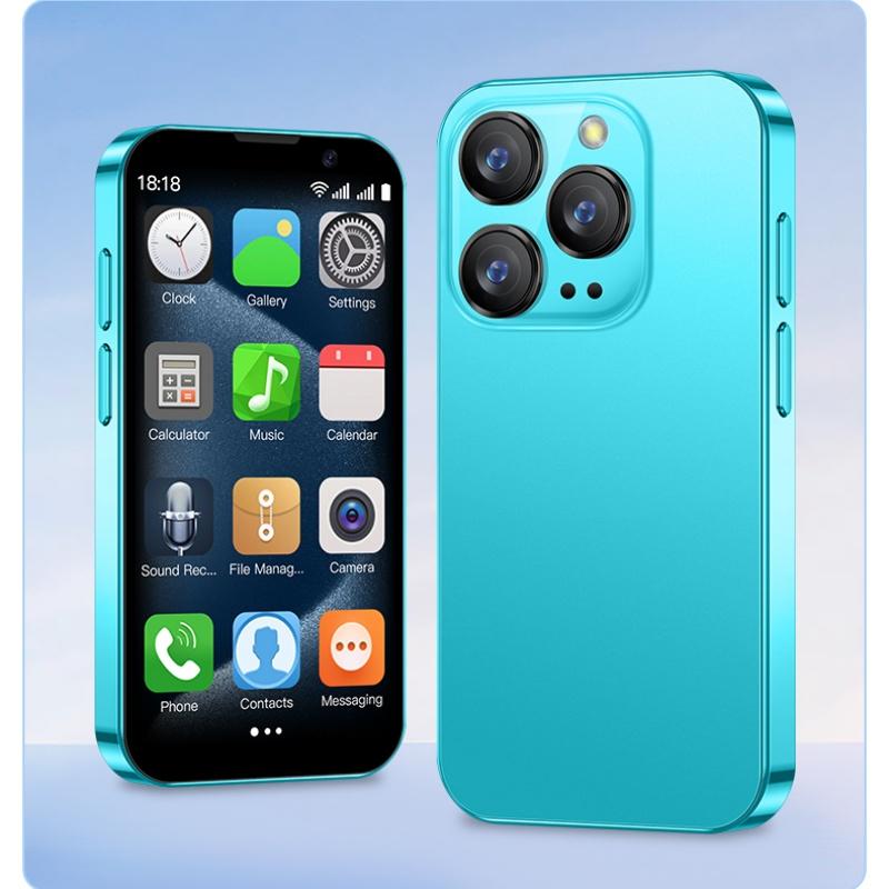 SOYES XS18 Mini Card Smartphone 3,0 Zoll HD-Bildschirm 2 GB RAM 16 GB ROM 5 MP Kamera Dual SIM Full Netcom Face ID WCDMA 3G Mobiltelefon grün