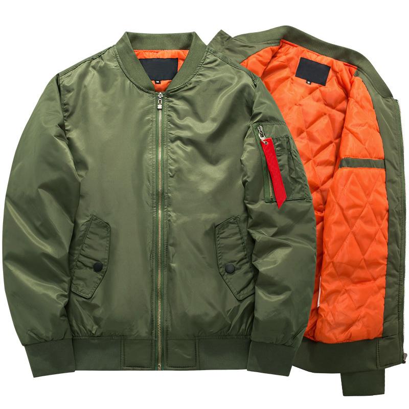 Marke Herren Casual Jacke Große Größe Männer Pilot Bomber Jacke Männlichen Plus Größe 7XL grün