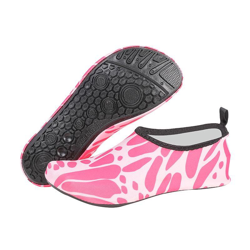 Rutschfeste Unisex-Wasserschuhe – weiche, schnittfeste Barfußschuhe für Strand, Schwimmen und Outdoor-Aktivitäten M [size 36-37] rose rot