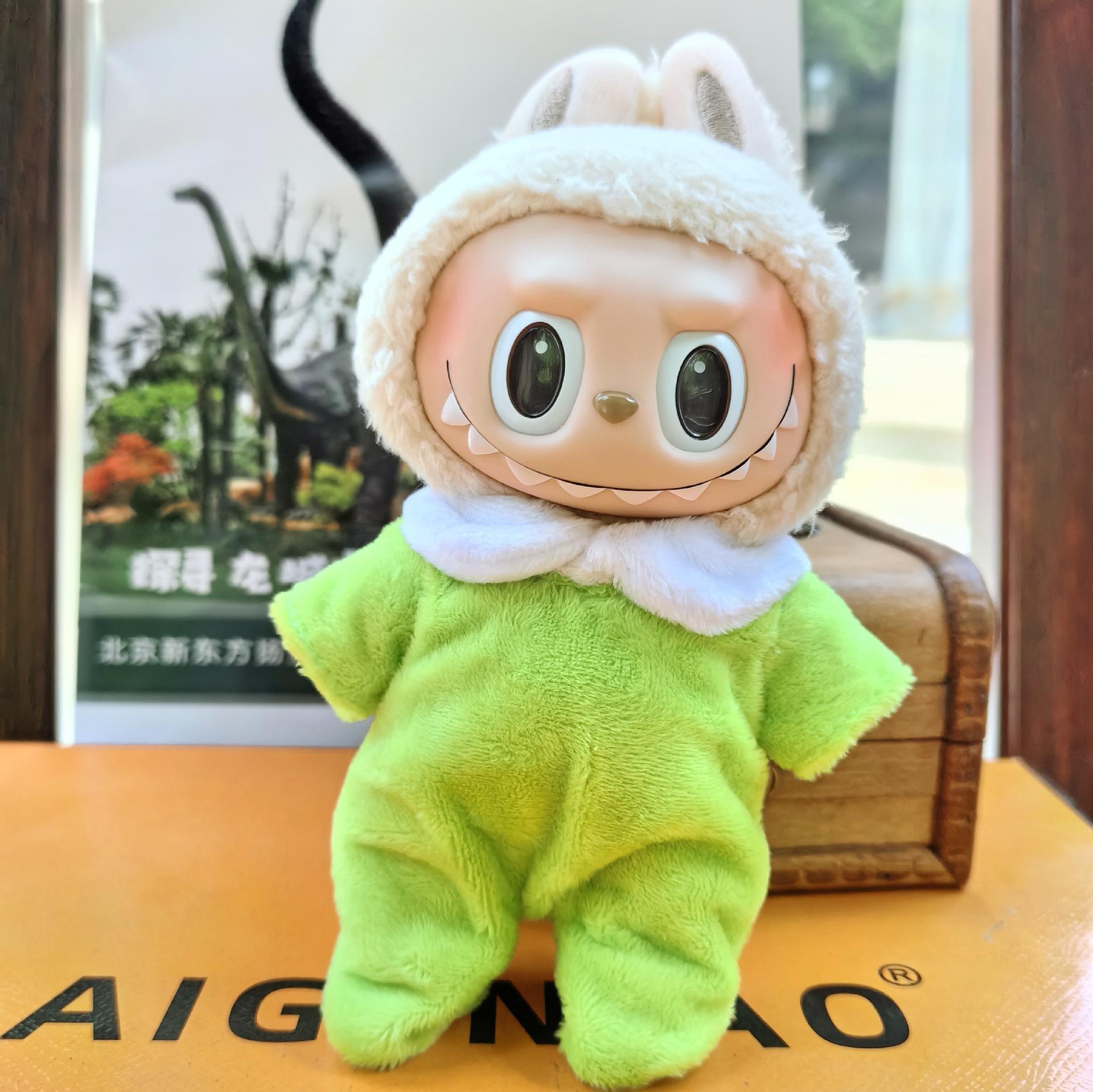 {Babykleidung Nur} 17cm Anhänger Kleidung Rosa Schwein Frosch Set Kleines Schneemann Set Weihnachten 17CM Labu Pendant Clothing