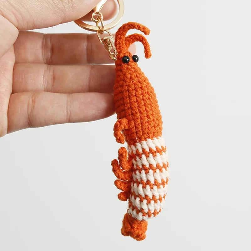 Meeres TIERE Serie Strick Schlüsselanhänger Niedliche Seelöwen Puppe Häkel Schlüsselanhänger Handgemacht Seehund Schlüsselanhänger Benutzerdefiniertes Zubehör multi