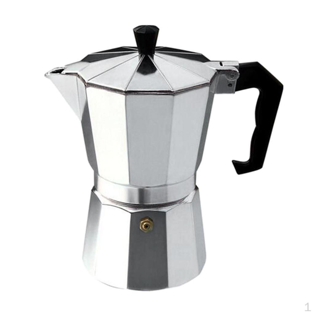 Italienische Espressokanne Kaffeekocher Für Zuhause Restaurant 3 Größen CDN 6 Cups