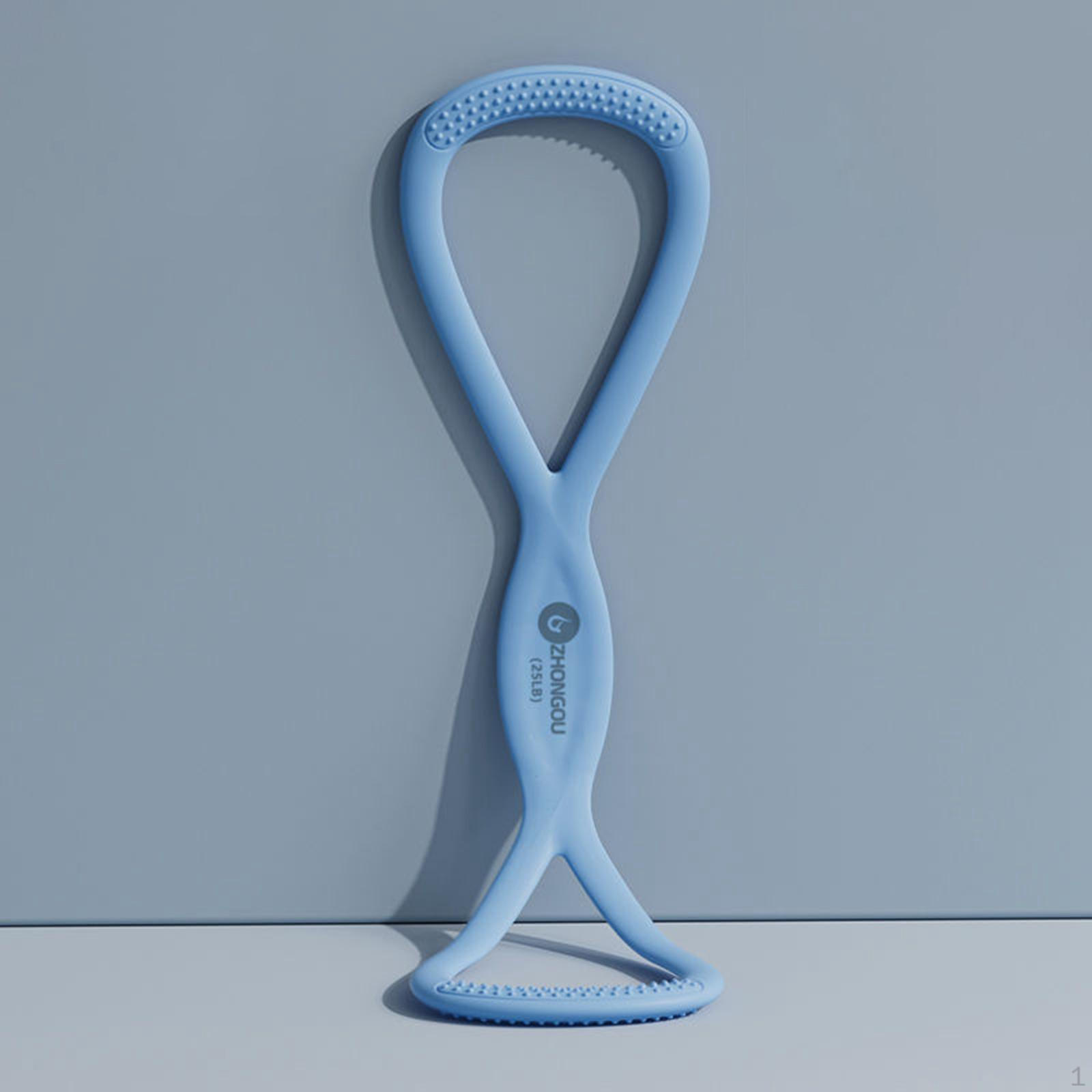 8 Widerstandsbänder Stretch-Fitnessband, Zugseil, Brust-Arm-Schulter-Übung für blau