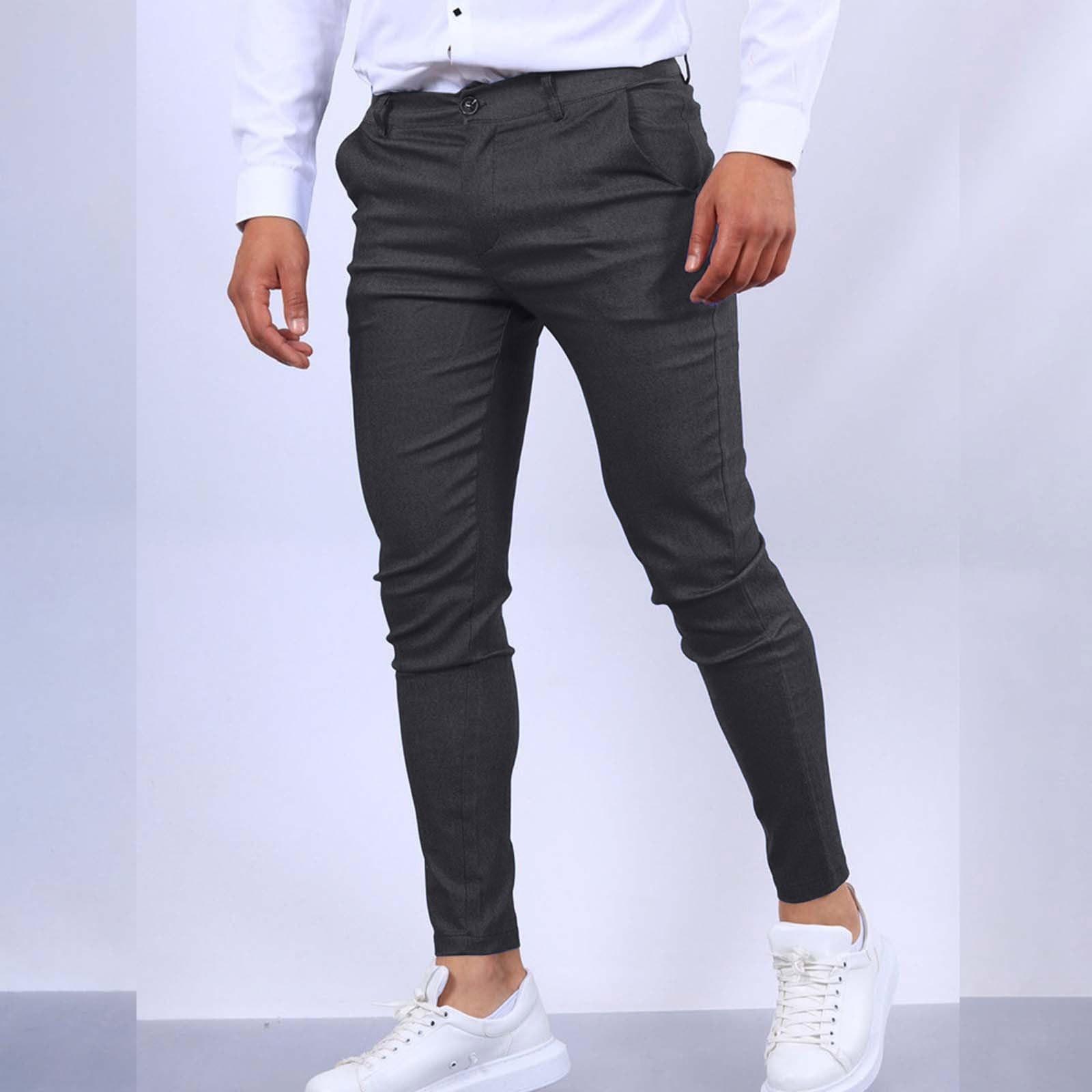 Herren Cargo Hose Hose Lässig Jogger Anzughoser Mit Hose Slim Hose M