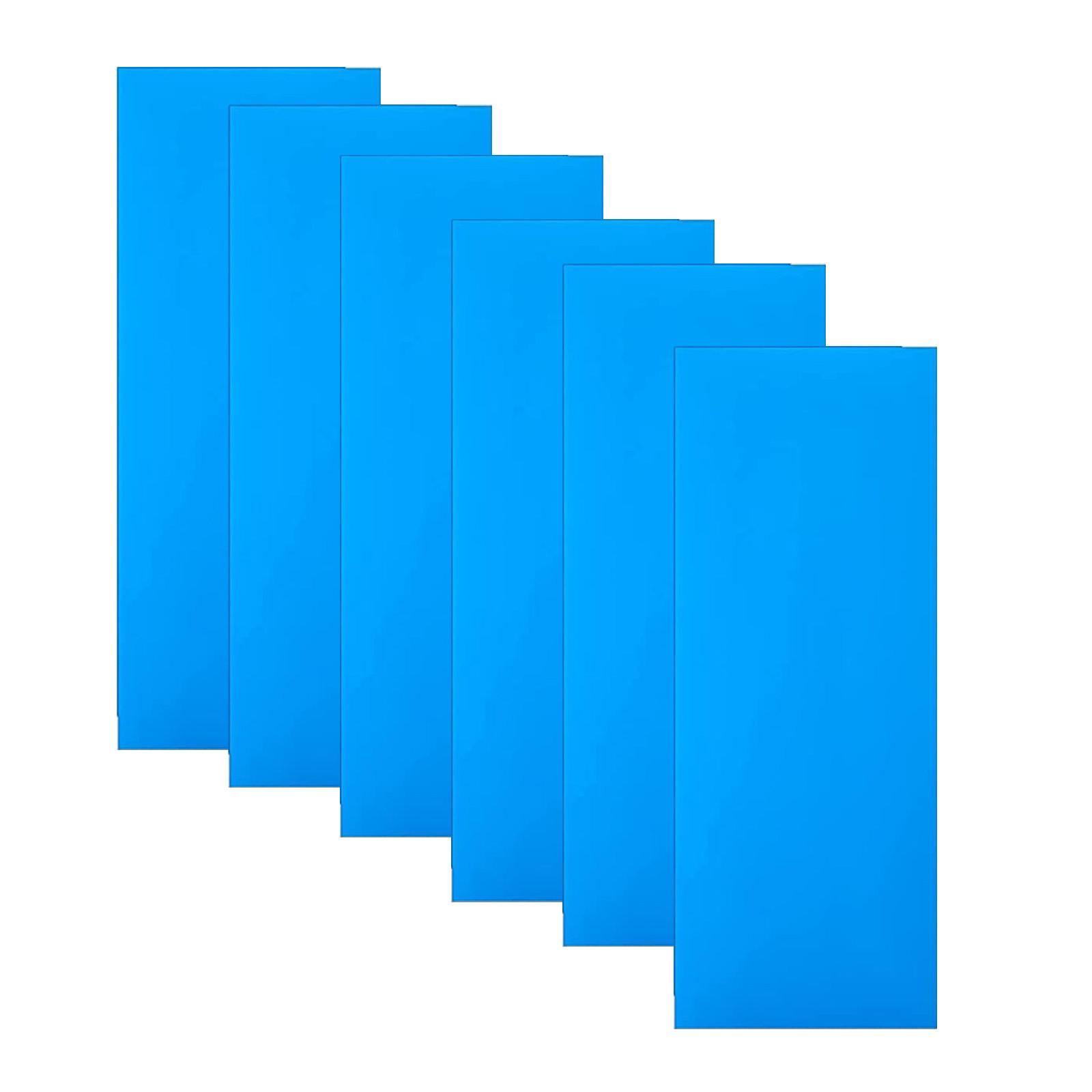 Taurust Selbstklebende Reparaturflicken für Schwimmbäder, PVC-Pool-Reparaturset, selbstklebende Unterwasser-Reparaturflicken für Wasserbetten, Schwimmbäder 6pcs