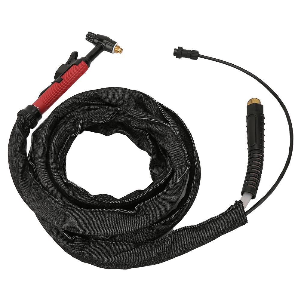 Wig-Schweißbrenner, luftgekühlt, Schweißgerät M16 für QQ150, 3,7 m, 12 Fuß, Schilddüsenelektrode M16-Set