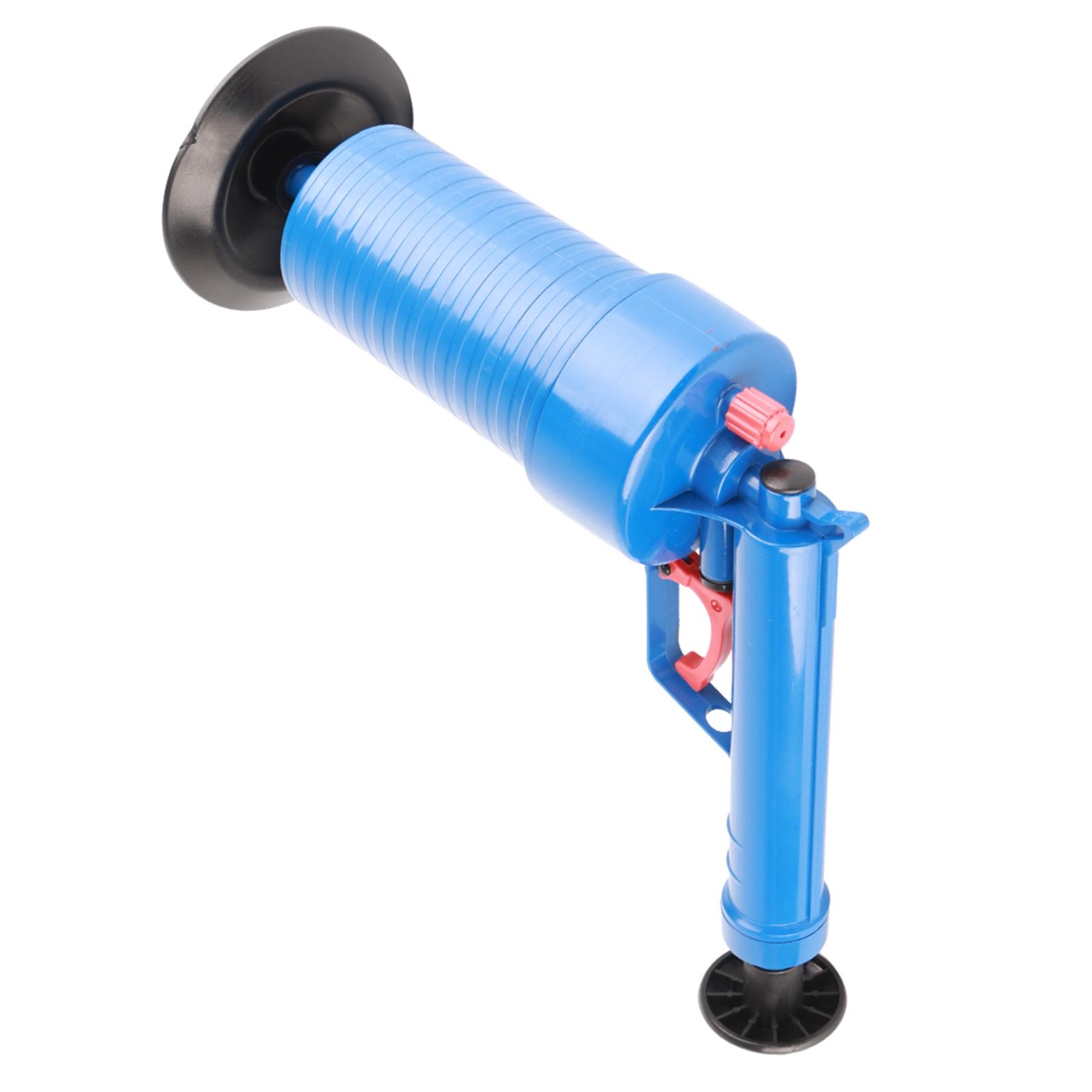 Luftdruck Abflussreiniger Hochdruck Abflussöffner für verstopfte Badewanne Toilette Rohr Badewanne schwarz