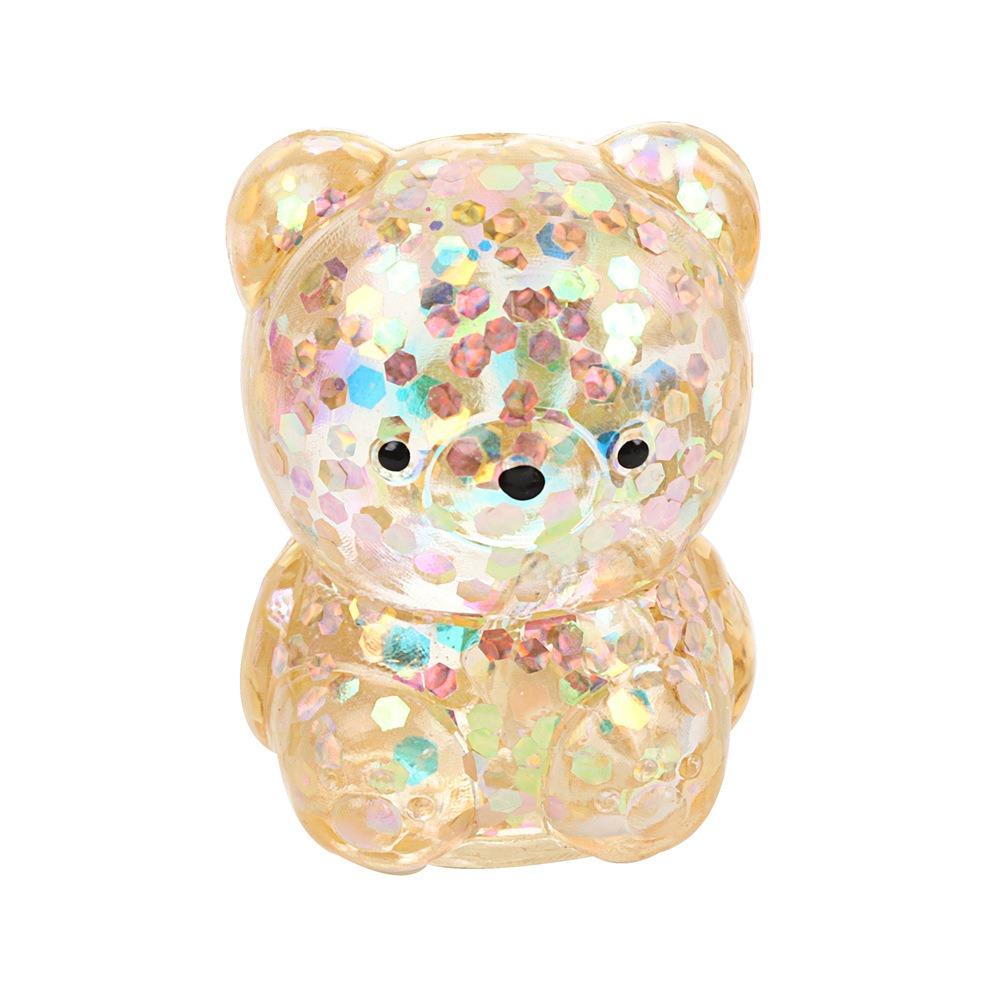 Gummibärchen Bär Squishy Fidget Spielzeug Weich Lustig Zucker Stressball Sensorisches Spielzeug Niedliches Stressabbau Spielzeug orange