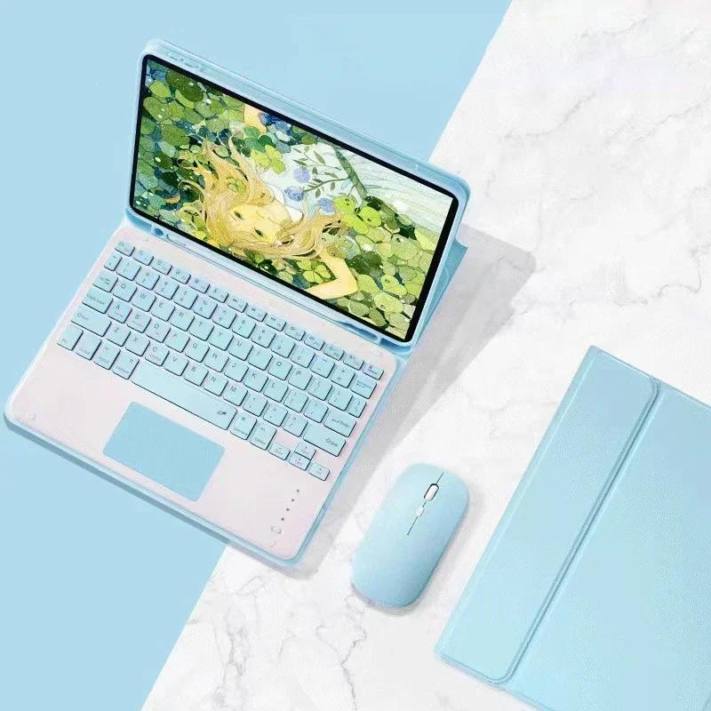 2025 Neues iPad A16 Hülle Touch-Tastatur & Mauskappe für Apple iPad 11. Generation 11 Zoll A16 2025 Funda Stoßfeste Tablet-Abdeckung iPad Air 13inch 2025-2024
