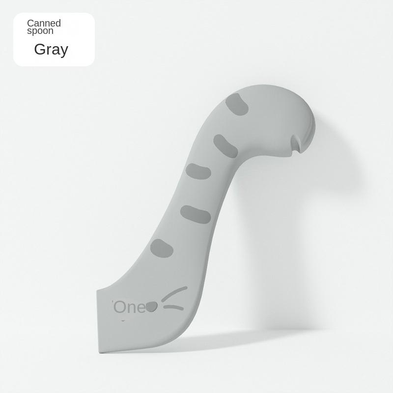 Haustierlöffel, multifunktionaler Dosenöffner, Rührlöffel für Nassfutter, Silikon-Katzendosen-Verschlussdeckel, Futteraufbewahrung, Hundezubehör