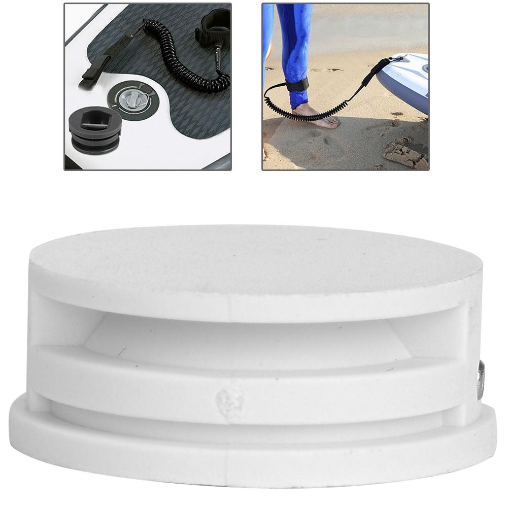 2 Stück Surf Leash Plug Surfbrett Longboard Shortboard Paddle Board Fußschlaufe Cup Professionell weiß