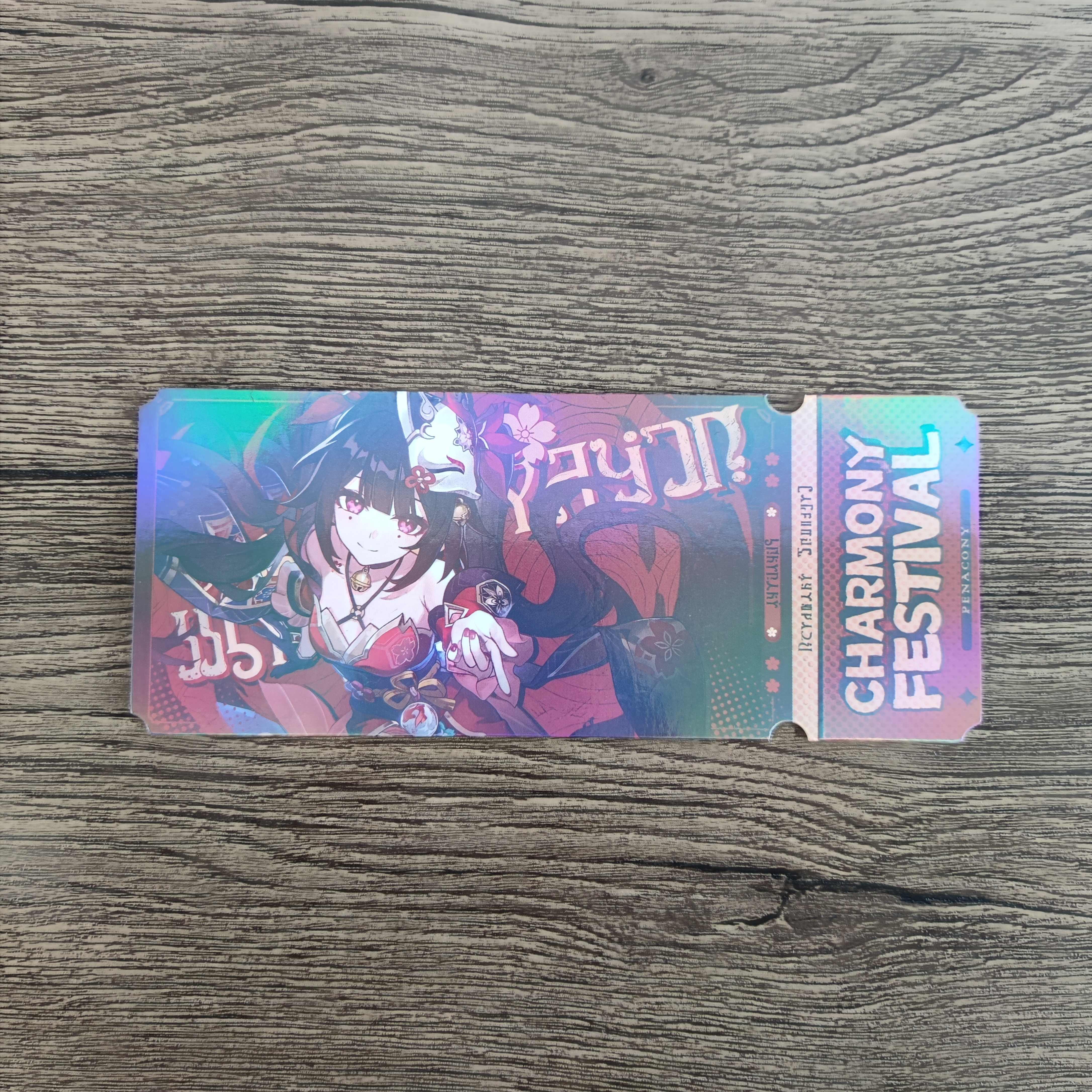 1 stück Anime Honkai Star Rail Laser Lomo Karte Postkarte Spielzeug Papier Bild Bild Sammlung Karten Geburtstagsgeschenk A2