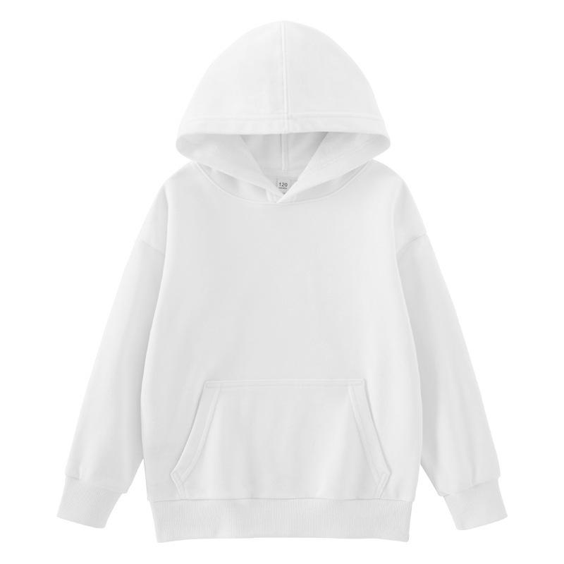 Familie Passende Kleidung Kinder Kleidung Mädchen Hoodies Sweatshirts Feste Beiläufige Kinder Pullover Tops Frühling Herbst 10 12 Jahre Mädchen Kostüme Teenager 110cm weiß