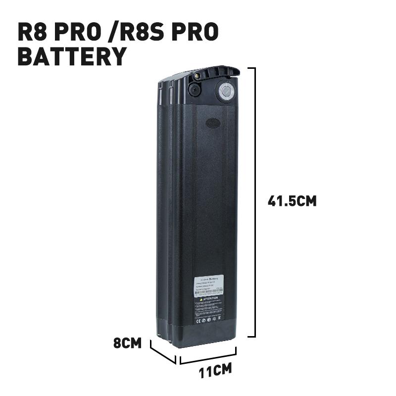 BURCHDA-R8S 48V 20Ah 1000W Li-Ionen-Akku Wiederaufladbarer Batteriezellen-Pack E-Bikes Lithium Li-Ionen-Akku Ladung