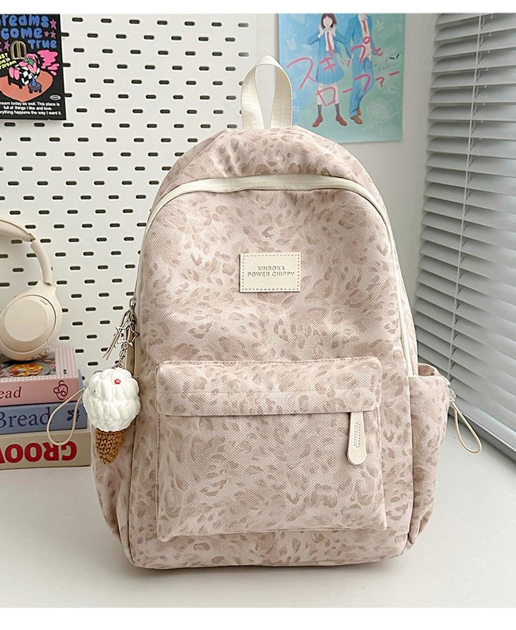 Schulranzen, Schülerrucksack, hohe ästhetische koreanische Stil, Mittelschule, High-School-Rucksack, leichter Rucksack mit großem Fassungsvermögen, LP-Rucksack