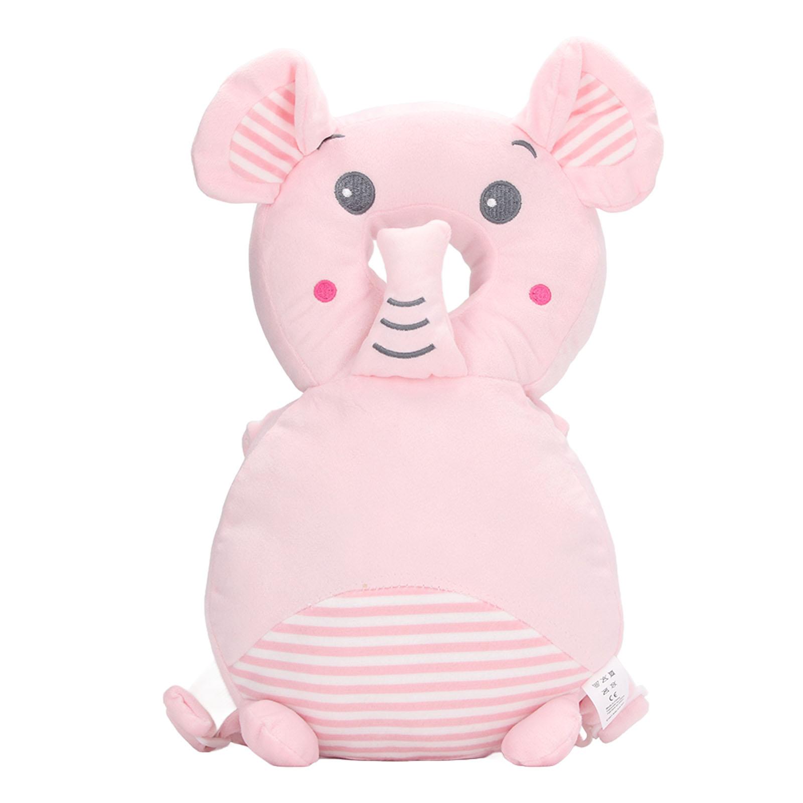 Baby Lauflernhilfe Kopfschutz Rucksack Kopfschutzkissen Kissen Rucksack für Kleinkinder beim Laufen rosa