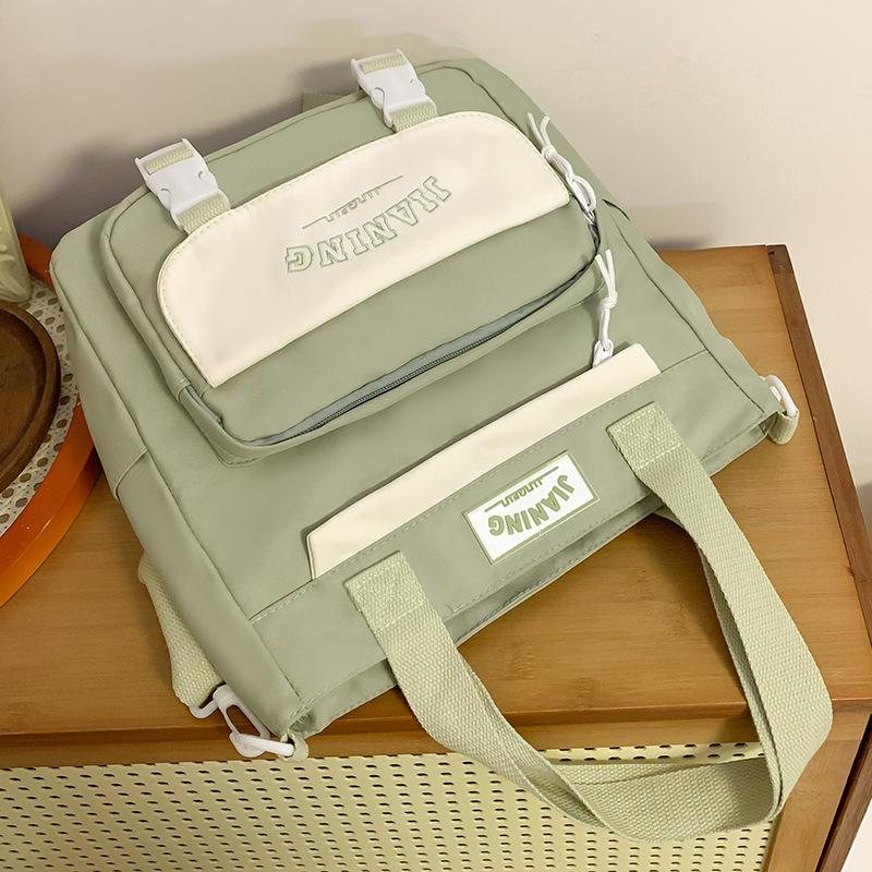 Kinder Schultaschen Grundschule Mädchen Kontrastfarbe Junior High School Rucksack Oberstufenschüler College Rucksack
