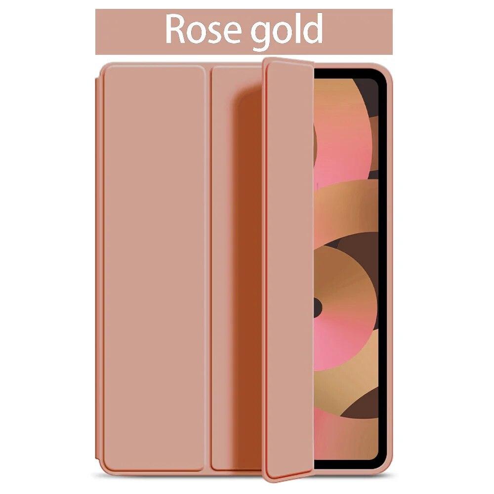 Tablet Leder Hülle für Samsung Galaxy Tab S11 S10 12.4 S7 FE S7 S8 S9FE Plus S6 S10 Lite A7 A8 Klapphülle Silikon Weich Stoßfest Schutzhülle Galaxy Tab s9FE rose gold
