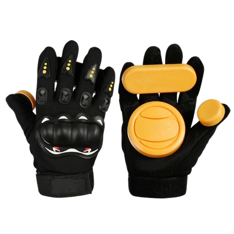 Downhill Skateboard Handschuhe Outdoor Sliding Handschuhe Longboards Handfläche Slide Handschuhe Skate Zubehör Einfach zu benutzen