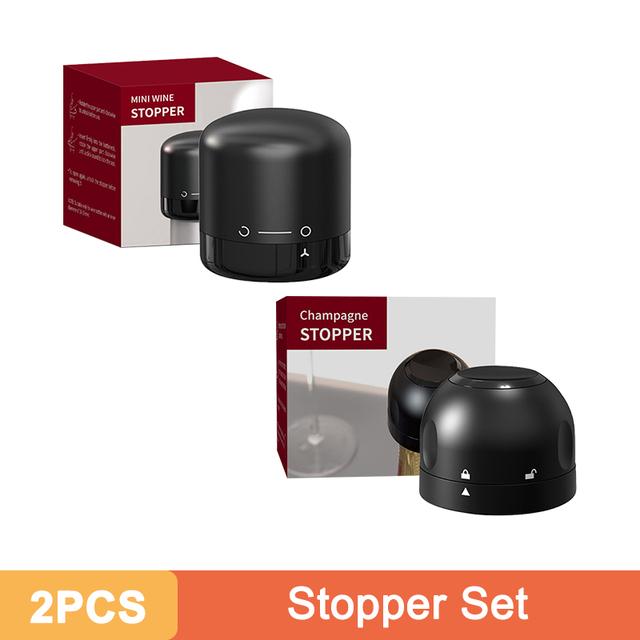 1/2/3 stücke Vakuum Wein Stopfen Wiederverwendbare Wein Flasche Stopper Champagner Sealer Cap Set auslaufsicher Erhalter für wein Stecker Werkzeuge Stopper Set