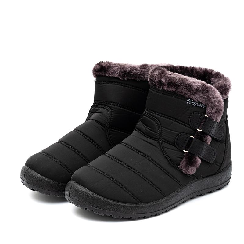 Frauen Stiefel Winter Schuhe Frau Warme Schnee Stiefel Stiefeletten Für Weibliche Winter Schuhe Stiefel Plüsch Booties Wasserdicht 42