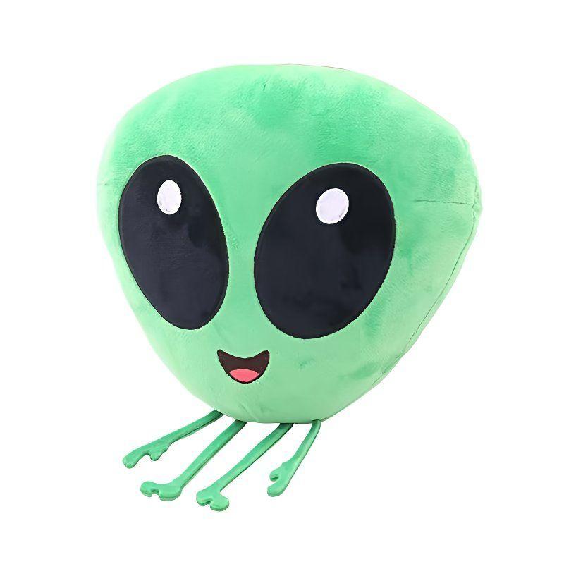 17cm Niedliches Cartoon-Alien-Stofftier Kreative Spoof-Animationspuppe mit großen Augen Zum Verschenken an Kinder Geburtstags-Weihnachtsgeschenke 17cm