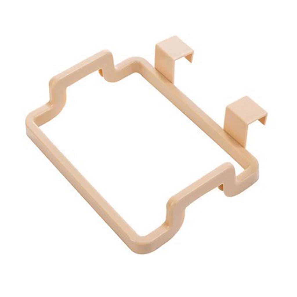 Tür-Rückseite, tragbare Müllsack-Halterung, Müllsack-Halter, Wischer-Rack, Küchenschrank-Aufhänger beige