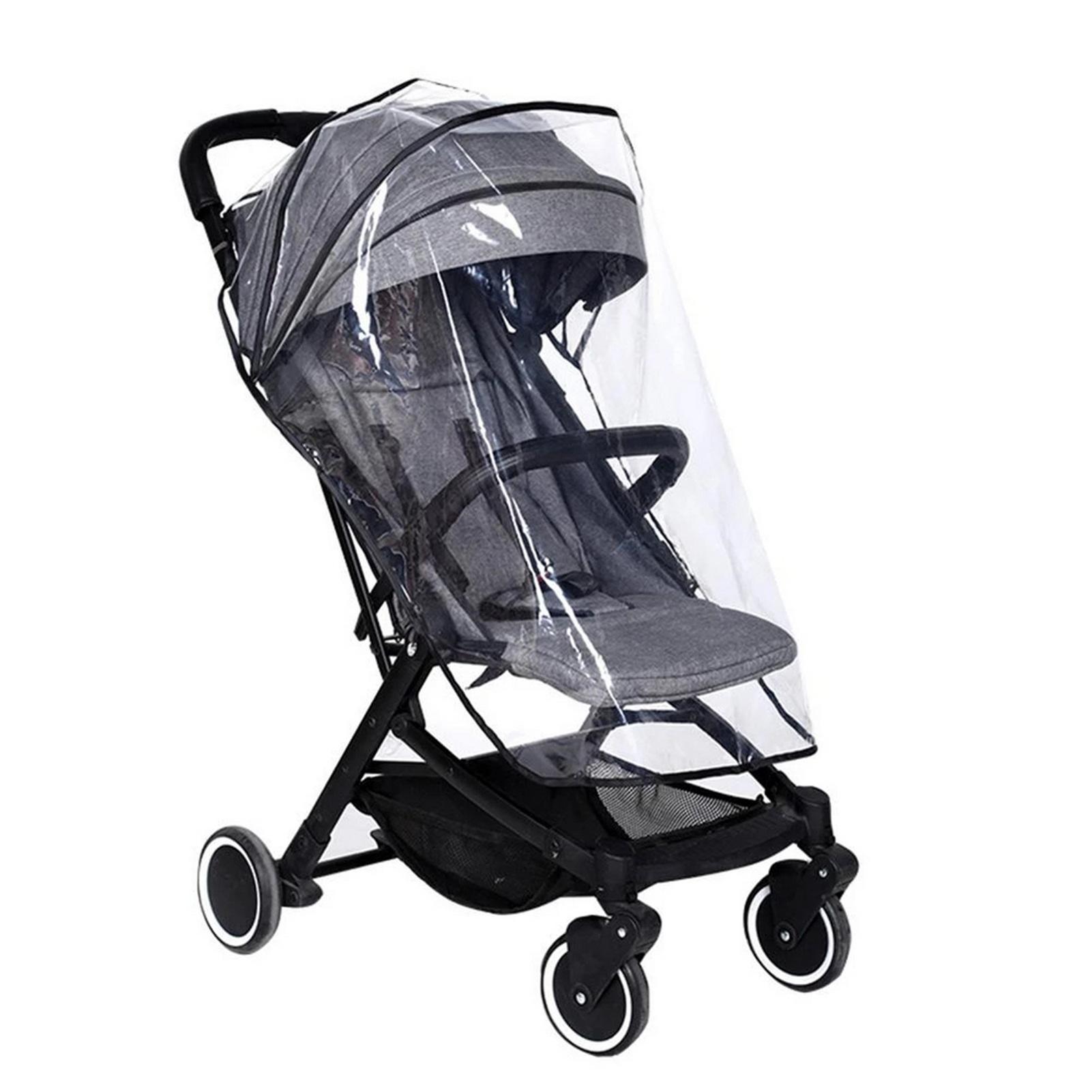 Universeller Kinderwagen Regenschutz EVA Transparent Baby Kinderwagen Regenschutz Regendicht Wasserdicht Winddicht Abdeckung