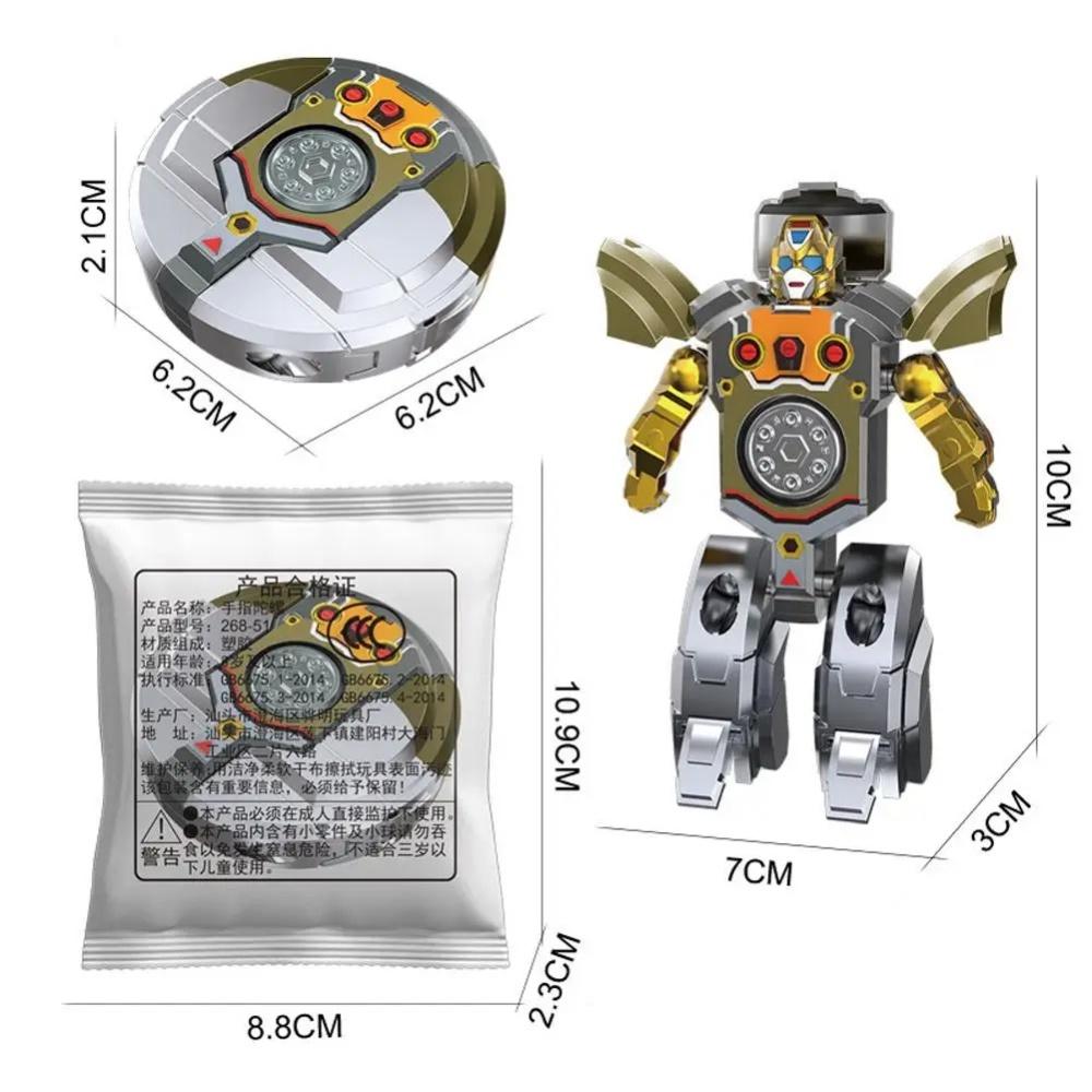 Finger Spinner Fidget Spielzeug Verwandelt Sensorisch Kreativ Antistress Spielzeug Kreisel Geschenk Verwandlungskette Roboter