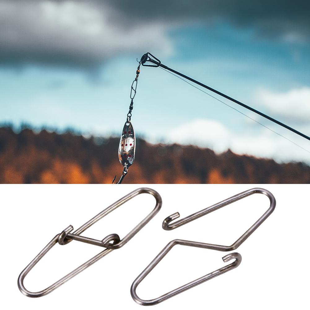 100 Stück Dual Lock Angel Sicherheitswirbel Vorfachzubehör (0#) 1#