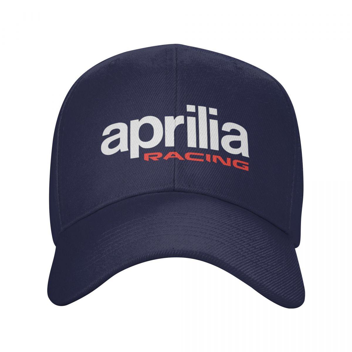 Personalisierte Mode Motorrad Aprilias Racing Baseballkappe für Unisex Damen Verstellbare Unisex Papa Hut Outdoor Sonnenhut Adjustable Cap