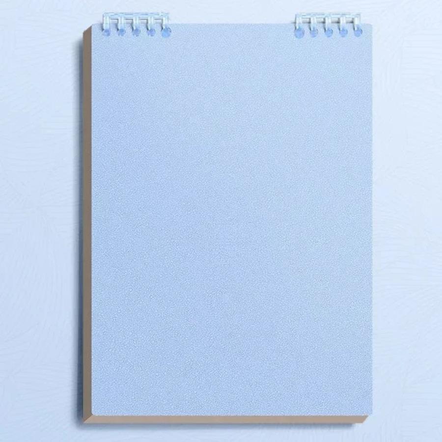 A5 60 Blatt Dickes Notizbuch Spiralbindung Loseblatt-Notizbücher mit Liniertem Papier für Studenten Schule Büro Schreibwaren A5 blau